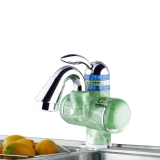 Mini-Durchlauferhitzer Armatur MQ-D09 Weiss-Gruen Marmor