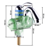 Mini-Durchlauferhitzer Armatur MQ-D09 Weiss-Gruen Marmor