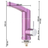 Mini-Durchlauferhitzer Armatur MQ-D13 Pink