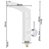Mini-Durchlauferhitzer Armatur MQ-D13 Weiss